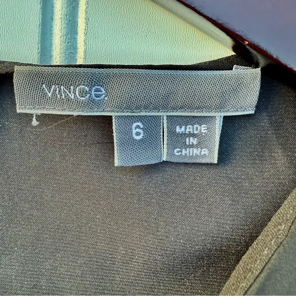 Vince Black Dress with Blue Accents - Picture 3 of 7